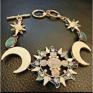 Moon Stars Celestial Bracelet